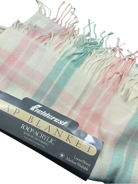 Fieldcrest Other - Vintage fieldcrest acrylic lap blanket 50 x 60 USA made NOS